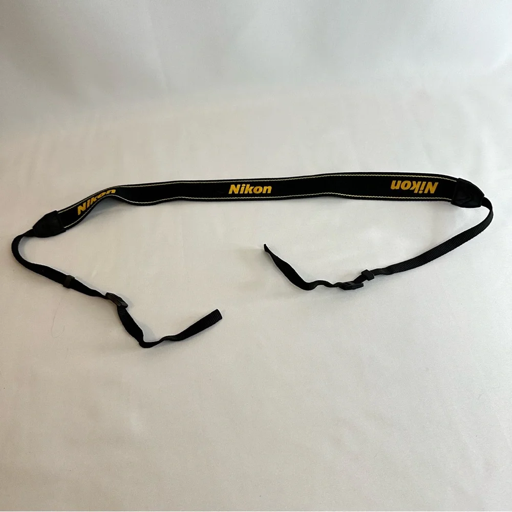 NIKON DSLR CAMERA BLACK Yellow NECK SHOULDER Photography Strap